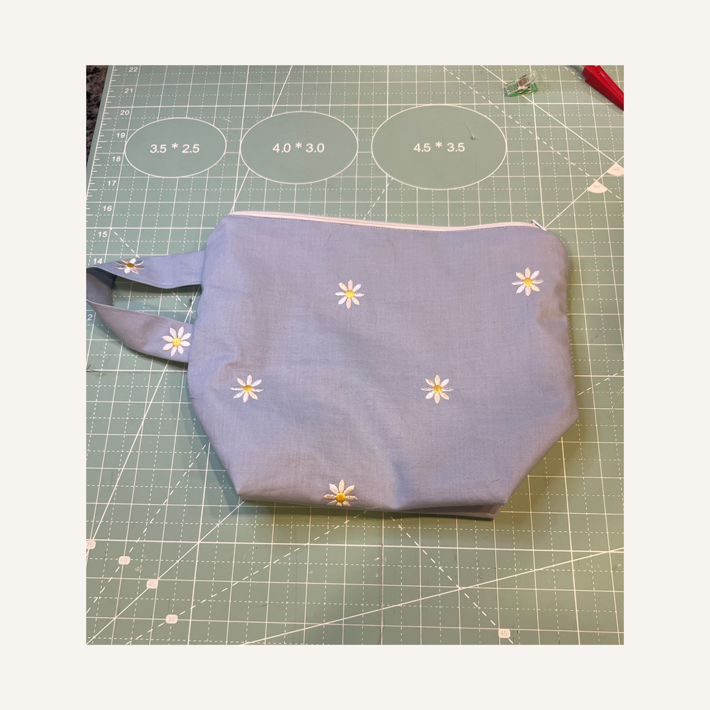 Zippered Cosmetic Bag