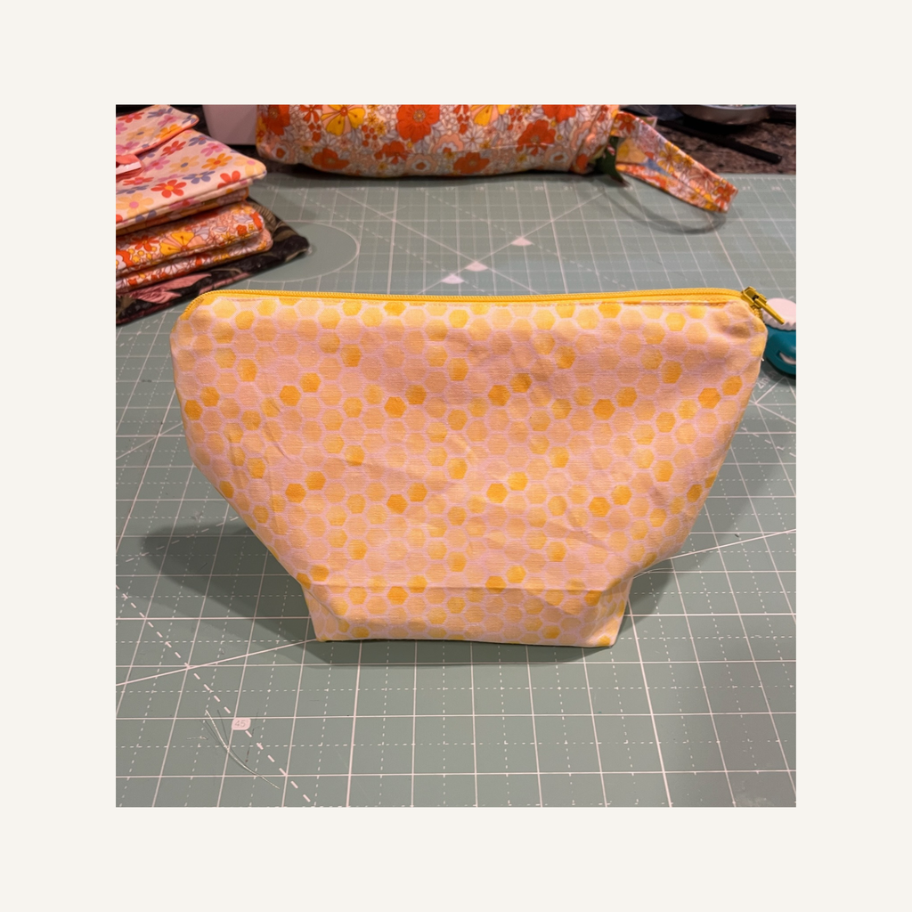 Zippered Cosmetic Bag